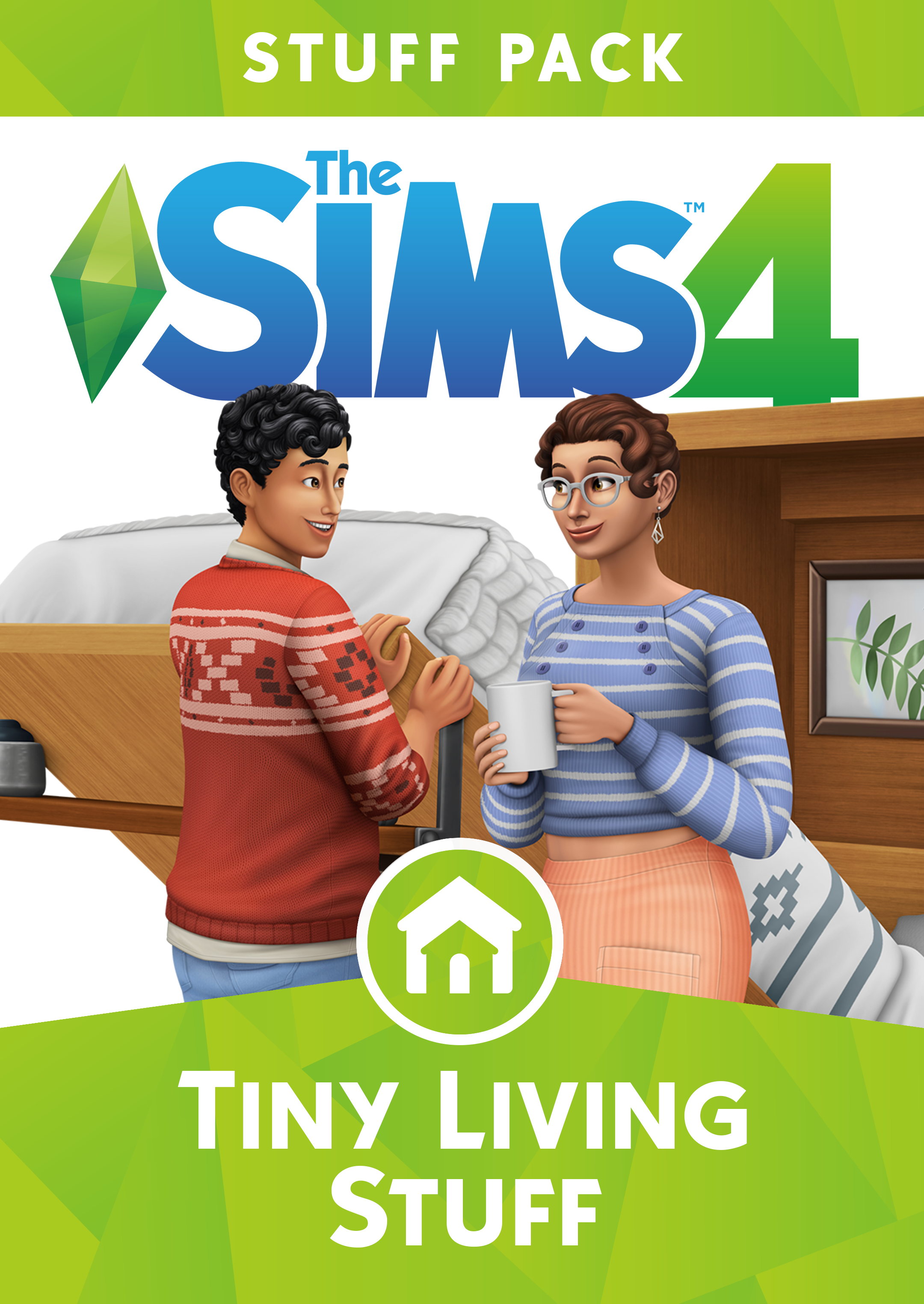 The-Sims-4-SP16-Tiny-Living-Box-Art.png The Sims 4 - Tiny Living (PC & Mac) – Origin DLC - Image 1