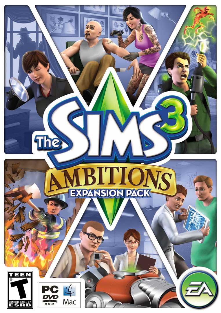 the-sims-3-ambitions_cover_original.jpg The Sims 3 - Ambitions Expansion Pack (PC & Mac) – Origin DLC - Image 1