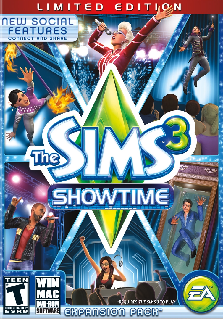 the-sims-3-showtime_cover_original.jpg The Sims 3 - Showtime (PC & Mac) – Origin DLC - Image 1