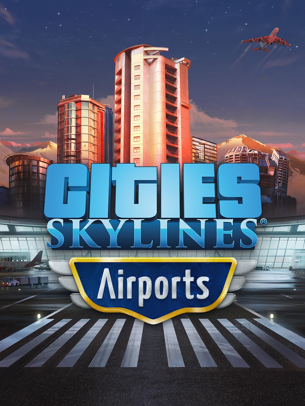 CITIES-SKYLINES-AIRPORTS-PC-COVER Cities: Skylines - Airports DLC Steam (Digital Download) - Image 1